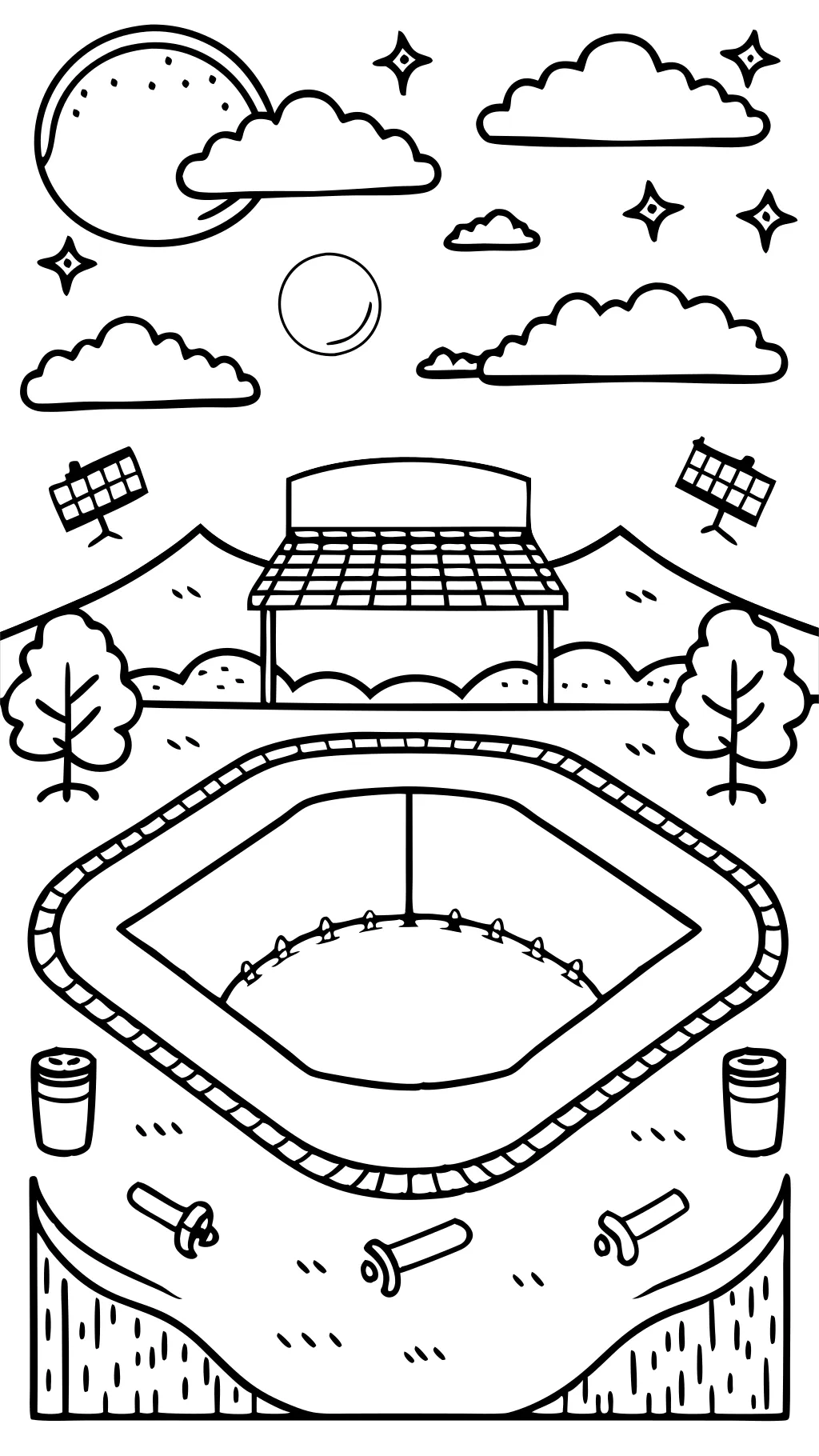 coloriage champ de baseball